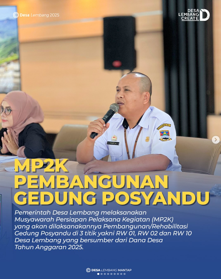 Pemerintah Desa Lembang melaksanakan Musyawarah Persiapan Pelaksana Kegiatan (MP2K)