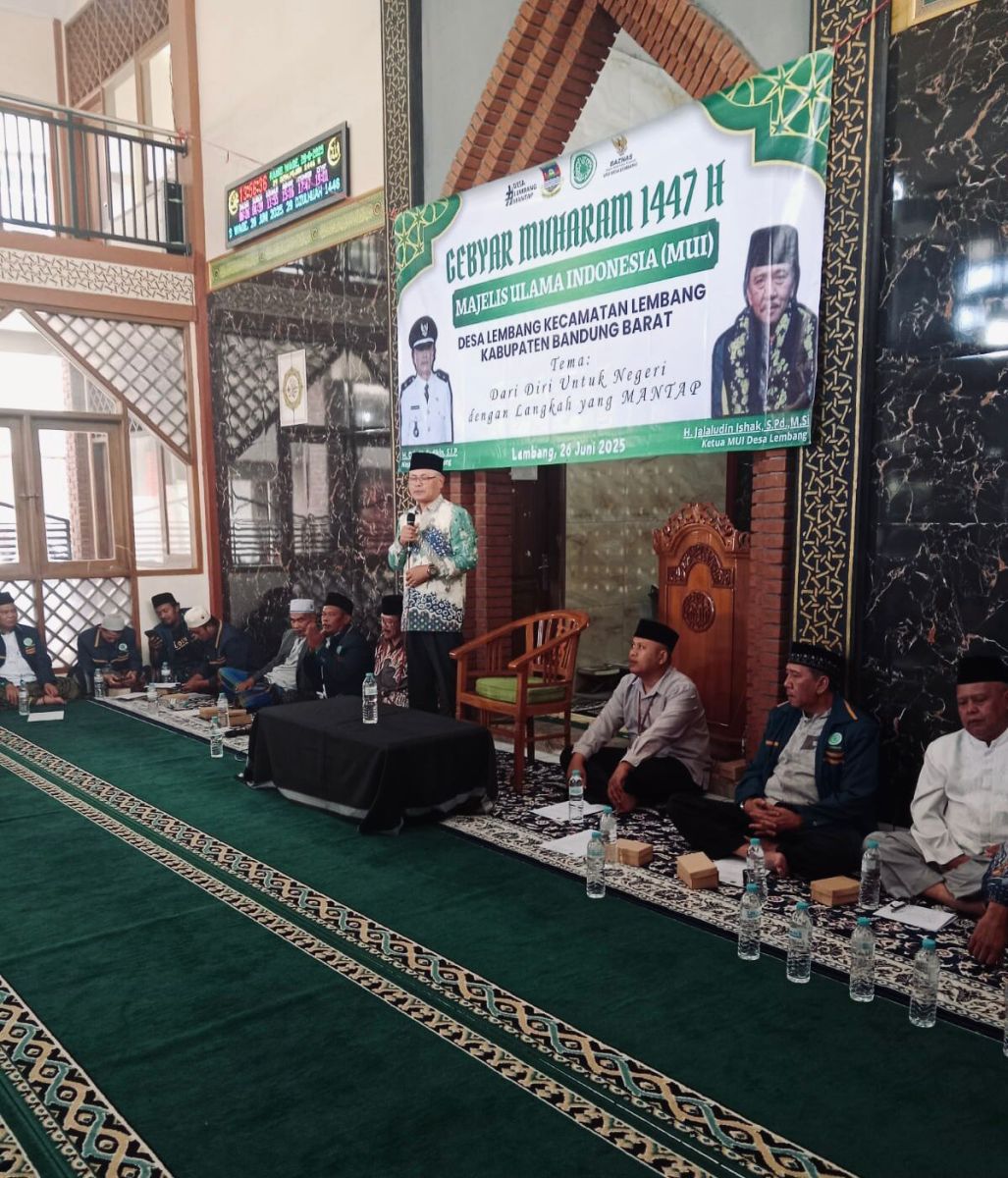 Sambut Tahun Baru Islam 1 Muharram 1447 H, MUI Desa Lembang Gelar Istighosah Penuh Khidmat