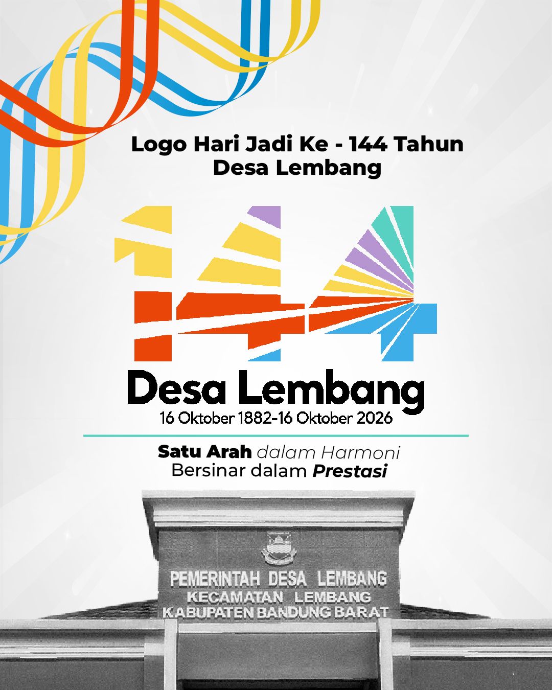 📢 Logo Resmi Hari Jadi ke-144 Desa Lembang Tahun 2026